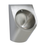 Stainless steel automatic urinal with integrated thermic flushing unit, 6 V