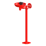 Free standing eyes shower with two spray heads, bowl and start lever