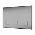Mechanical toilet flushing unit for installation systems SLR 21, stainless steel