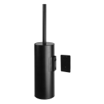 Stainless steel toilet brush, black matt finish