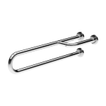 Stainless steel grab bar, fixed, length 800 mm, polished