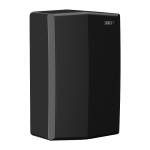 Automatic hand dryer, black matt