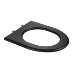 Plastic black toilet cover seat without cover for SLWN 03, 04, 11, 13, 14, 15, 16