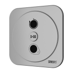 RFID token shower control for cold or premixed water, 24 V DC