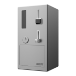 Coin and token machine for door opening with GSM module, 24V DC