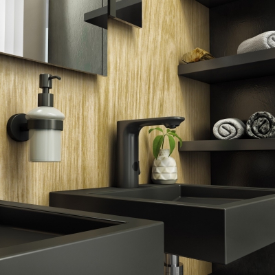 Black Stainless steel counter top washbasin