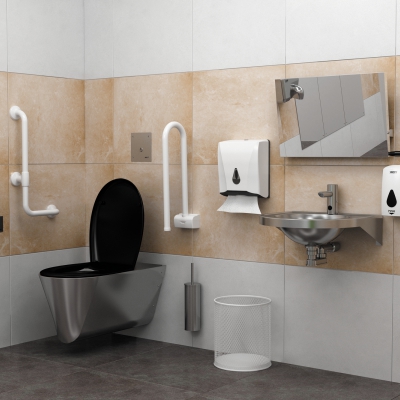 ANTIMICROBIAL VINYL GRAB BARS